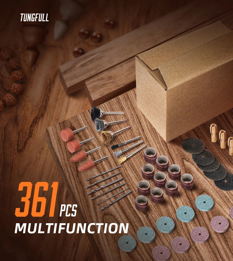 361PCS/lot Power Tools Dremel Rotary Tool Accessory Set