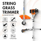 NEOTEC Gas-Weed-Wacker 52CC Grass Cutter Weed Eater