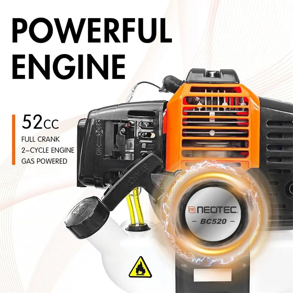 NEOTEC Gas-Weed-Wacker 52CC Grass Cutter Weed Eater