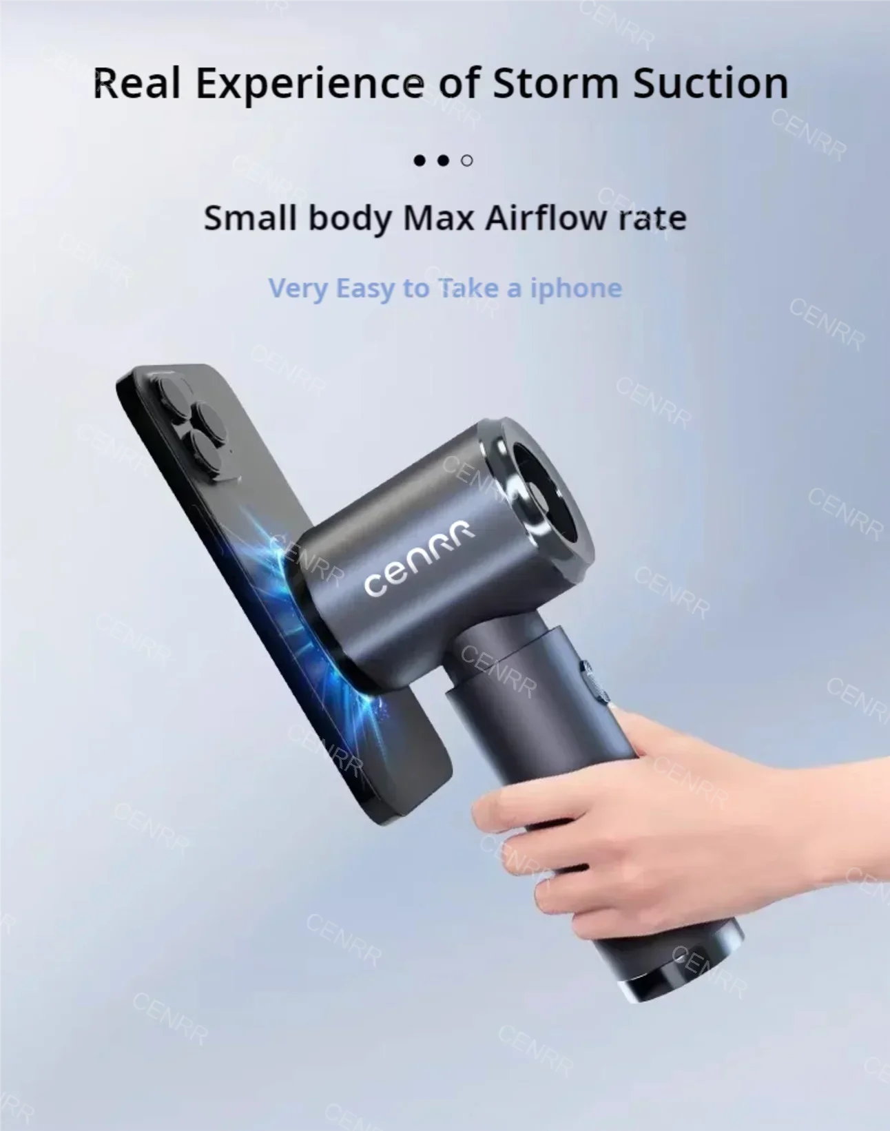 CENRR 210000PA Mini Car Vacuum Cleaner