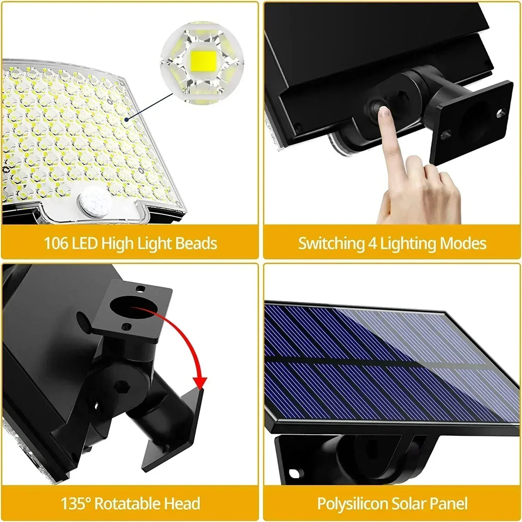 Solar Split Light with Motion Sensor -