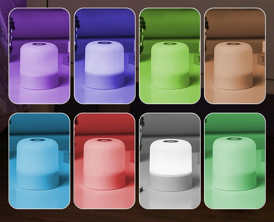 Touch LED Night Light USB Table Lamps Rechargeable