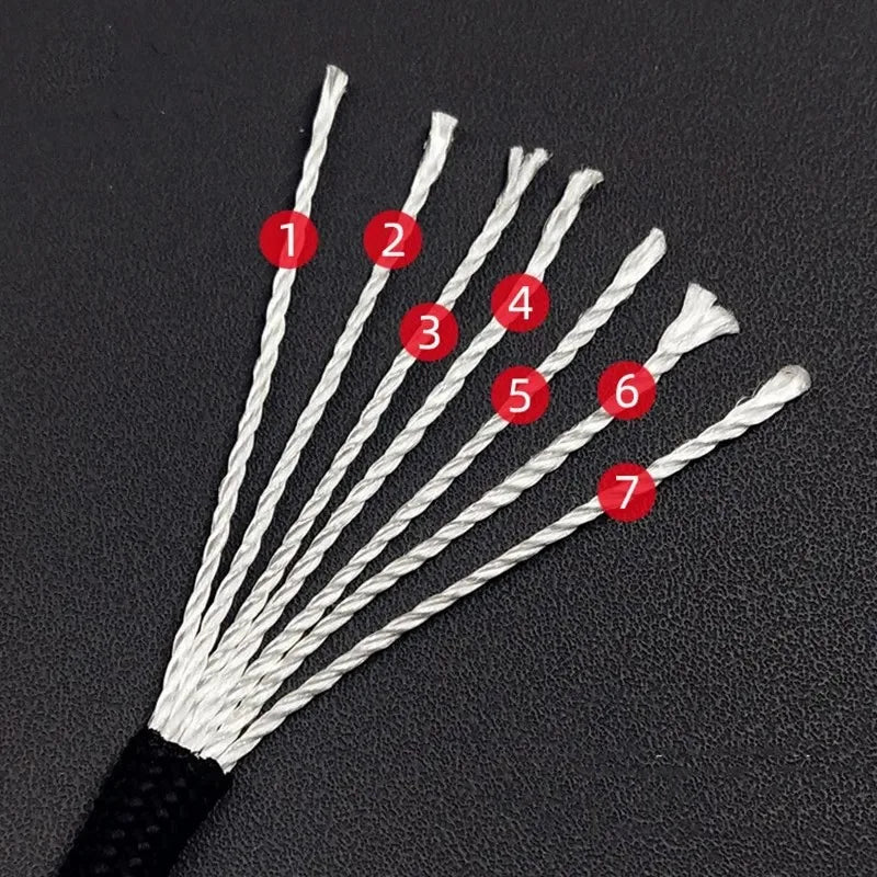 7-Cores 550 Paracord Rope 5 15 Survival