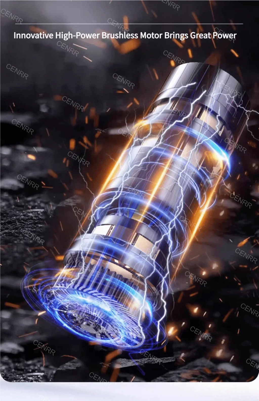 CENRR 210000PA Mini Car Vacuum Cleaner