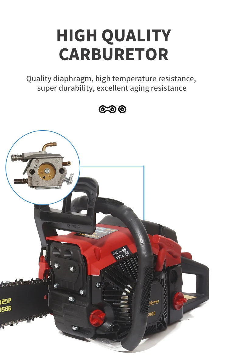 Professional Manufacture 5800 Gasoline Chainsaw 2 Stroke