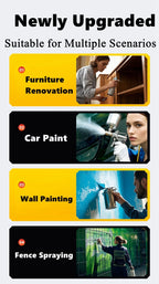 Siphon/Gravity Pneumatic Spray Paint Gun