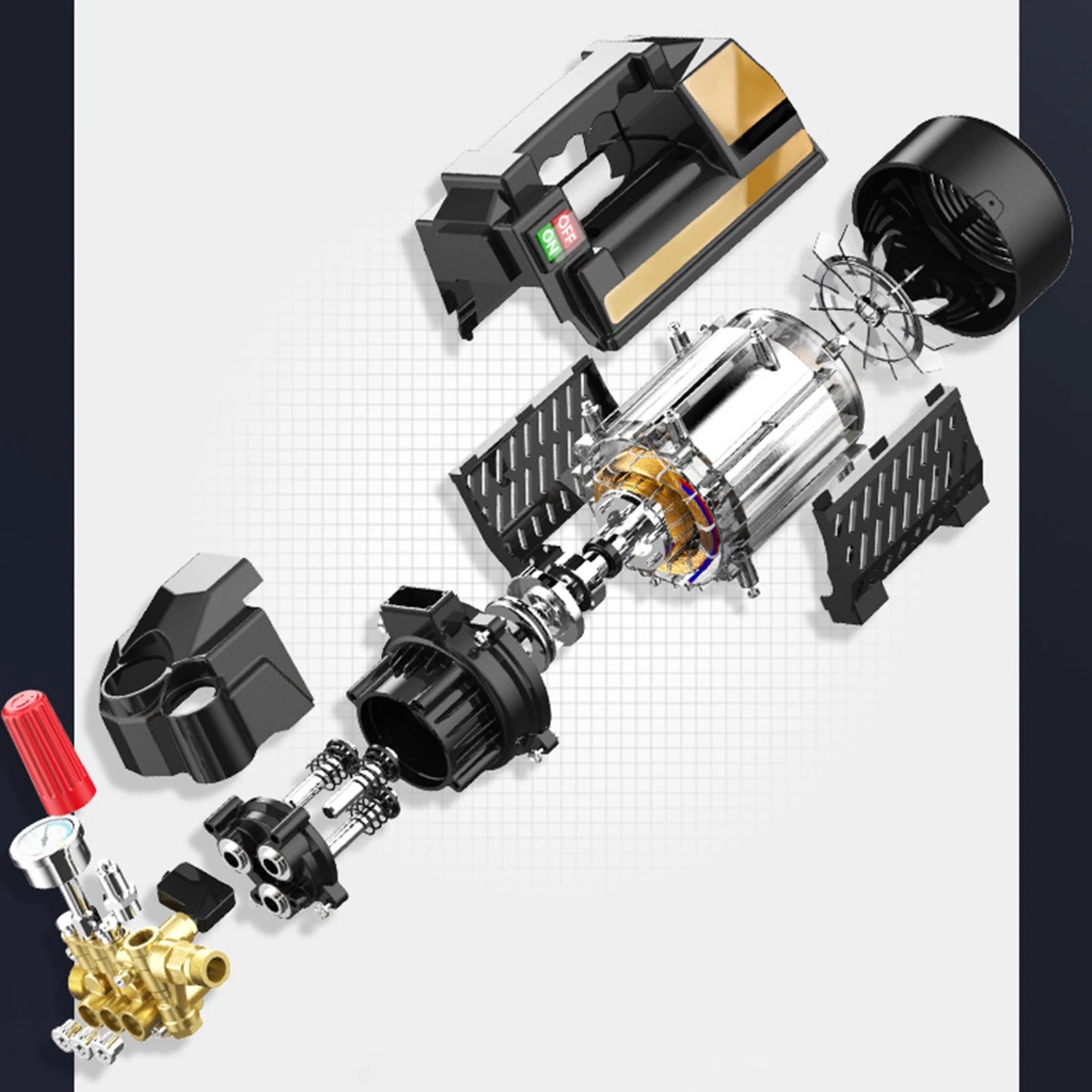 High Pressure Car Washer Electric Pressure Washer High power