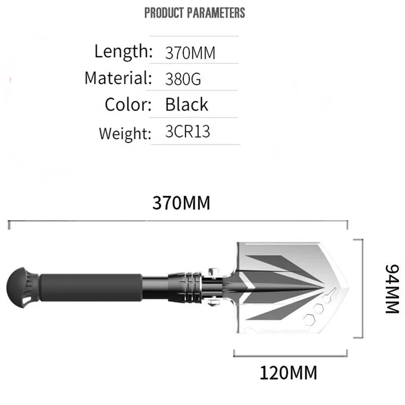 Garden Tools Multitool Portable Folding Shovel  Camping