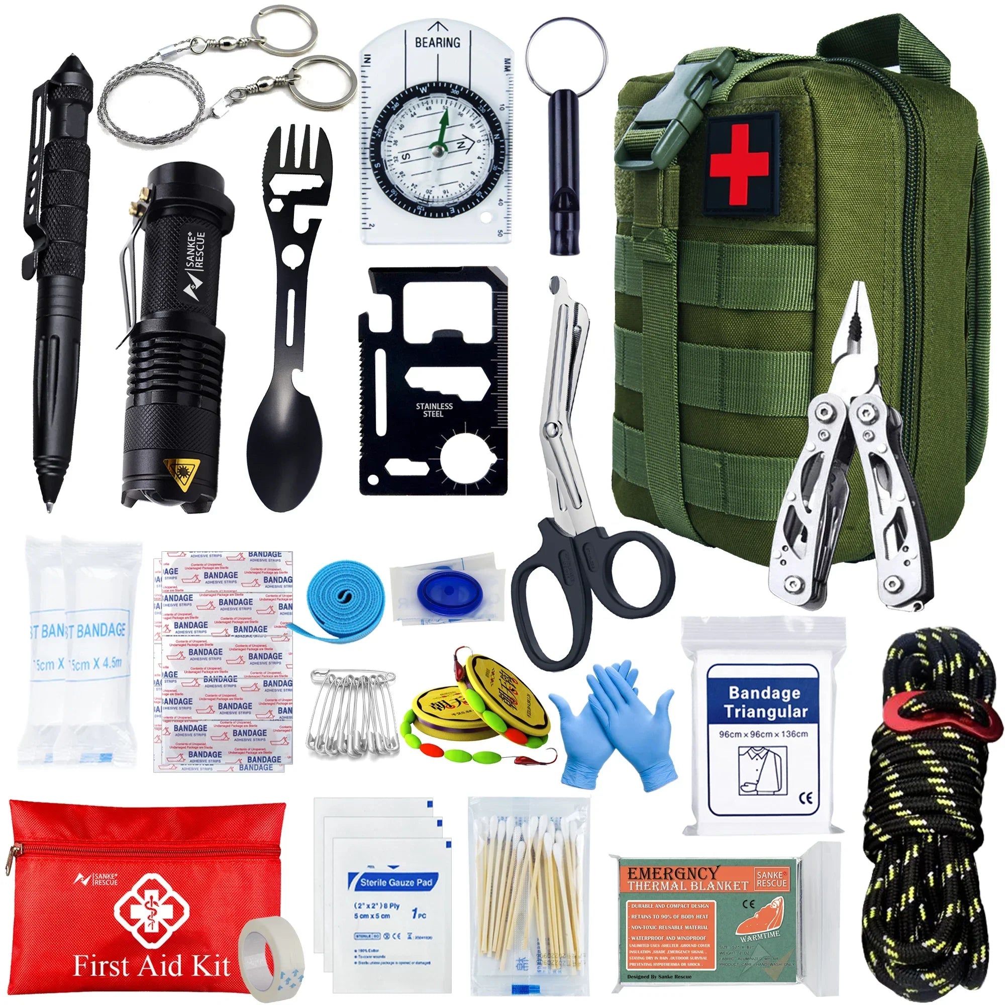 First Aid Kit in The Car Acessories Survival Kits