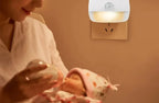 LED Night Light With Motion Sensor EU US Plug Lamps