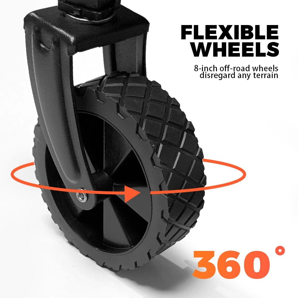 Black Handcart Outdoor Garden