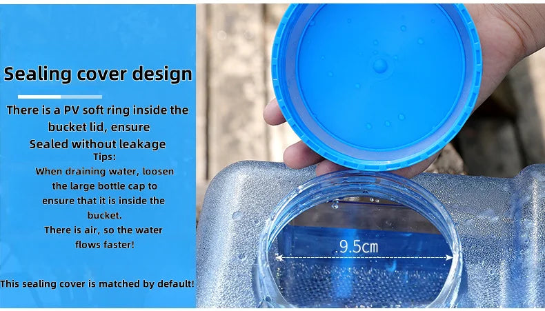 10L 15L Portable Water Container with Faucet Leakproof