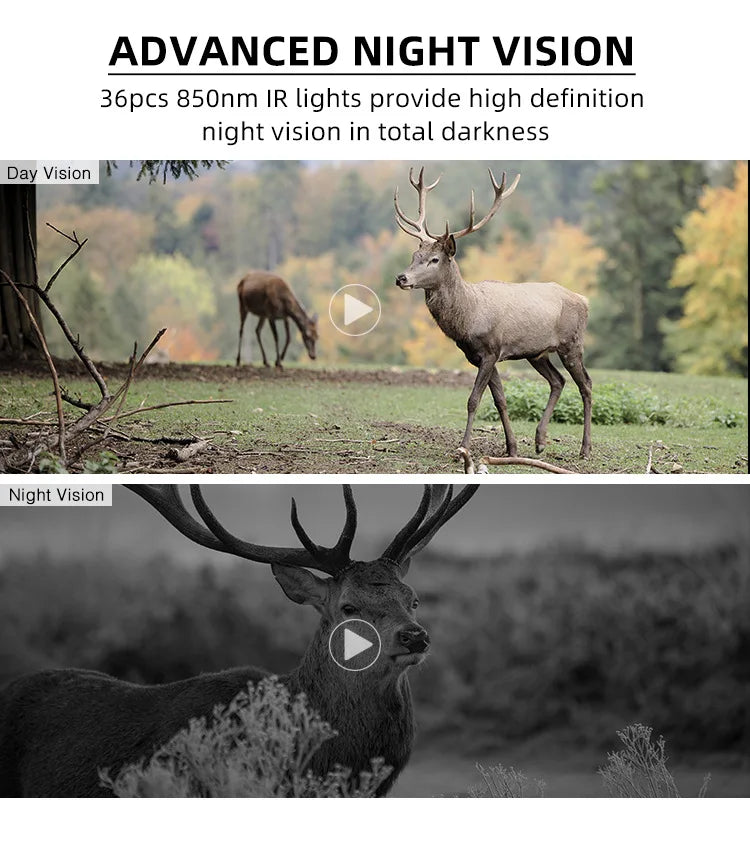 Hunting Camera  4K  WiFi Solar Panel