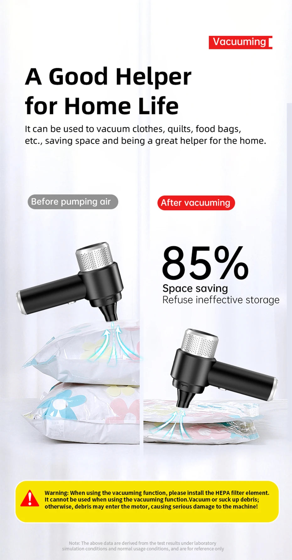 LABS 15000Pa Car Vacuum