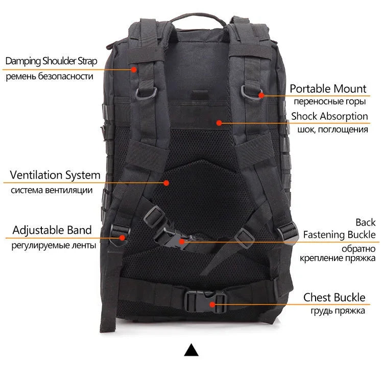 30/50L Tactical Backpacks Man