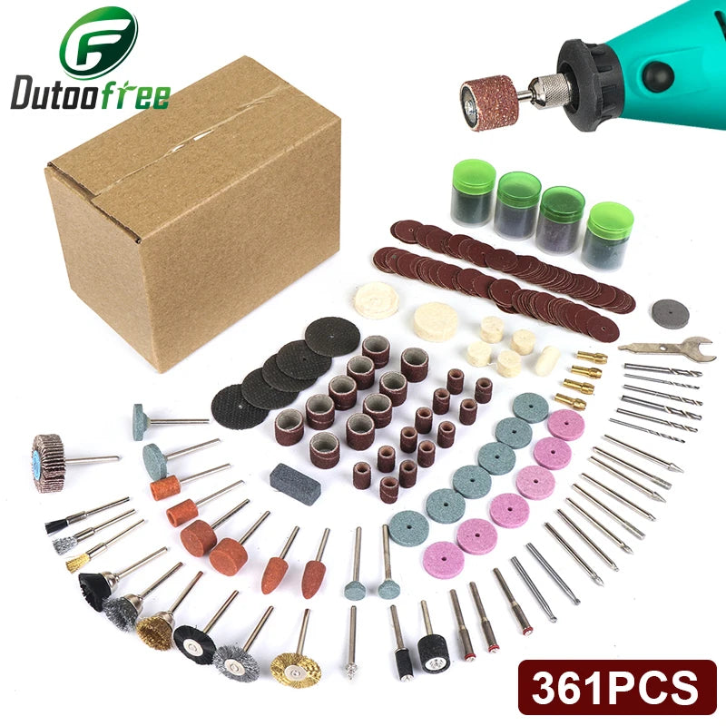 361PCS/lot Power Tools Dremel Rotary Tool Accessory Set