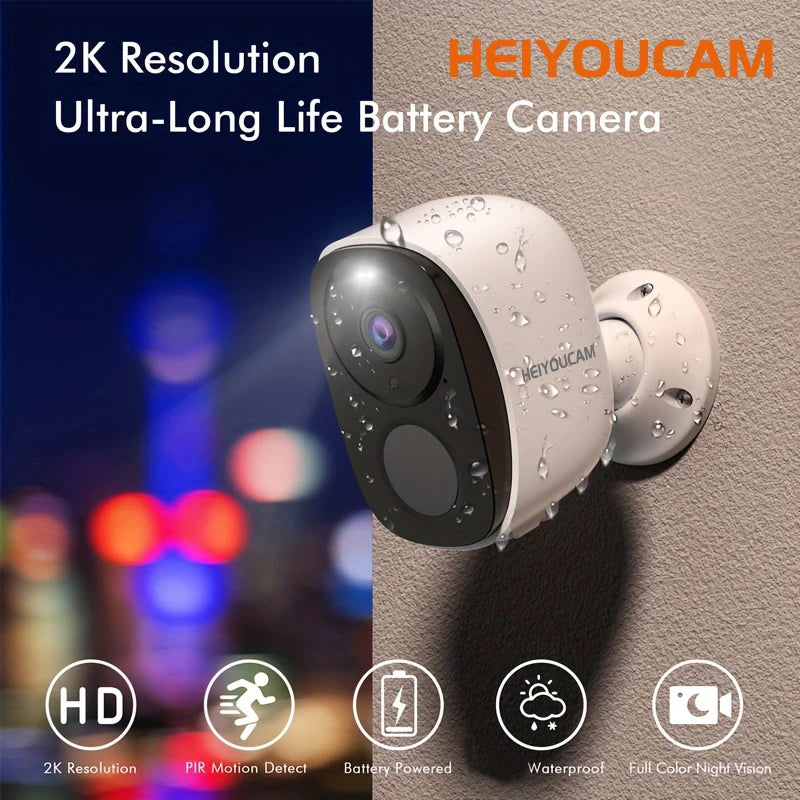 Security Cameras Wireless Outdoor, 2K 3MP