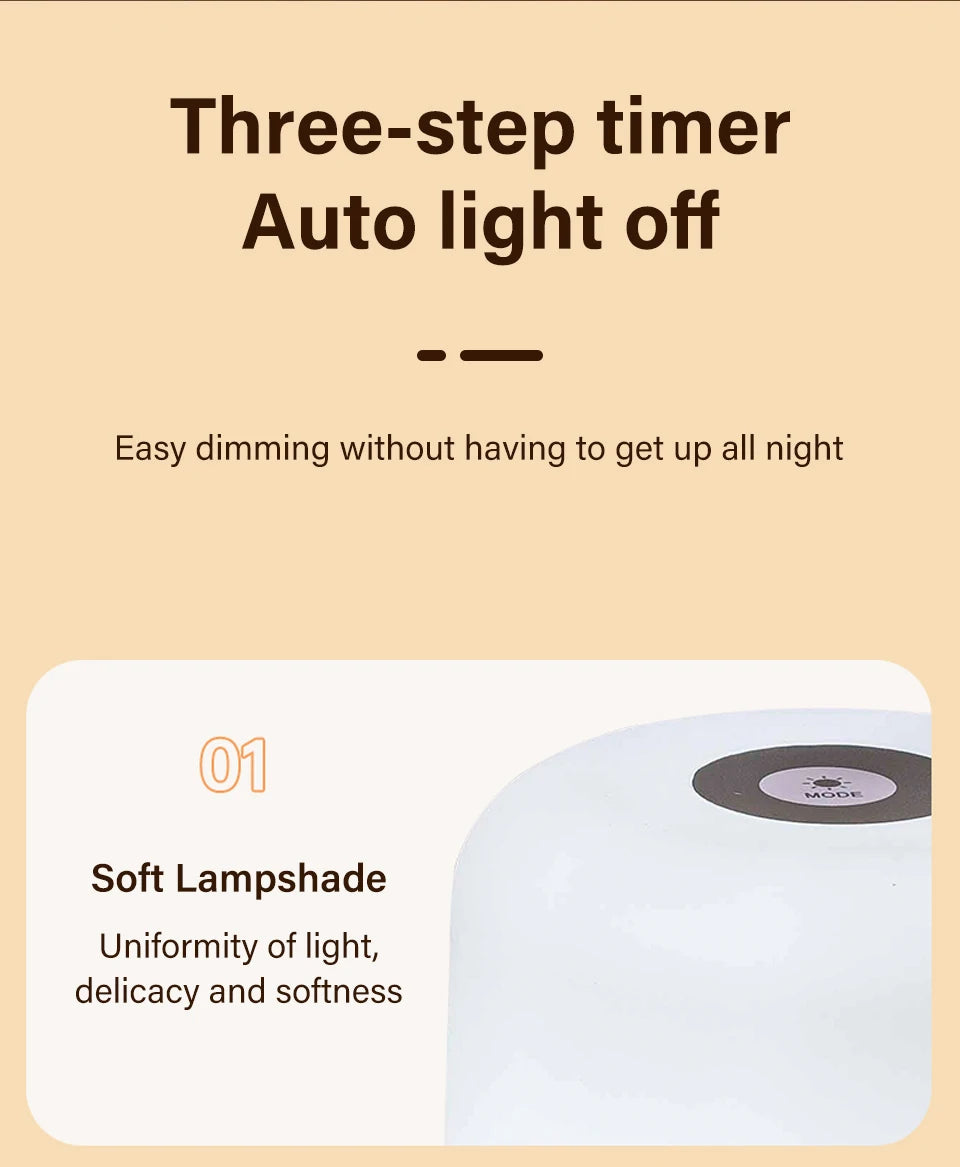 Touch LED Night Light USB Table Lamps Rechargeable