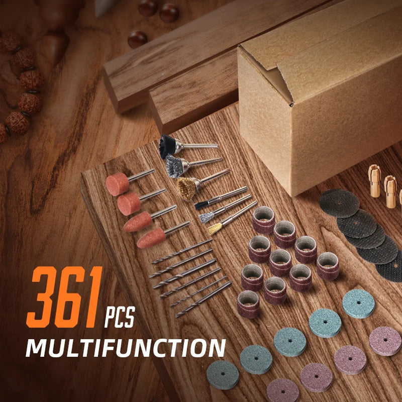 361PCS/lot Power Tools Dremel Rotary Tool Accessory Set