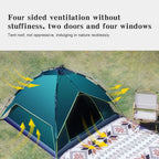 Tent Ultralight Waterproof Automatic Tent 3-4 Person Portable