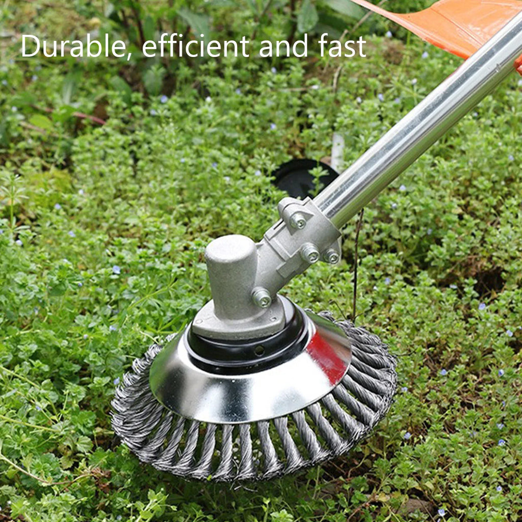 6/8 inch Steel Wire Rotary Brush Cutter Trimmer