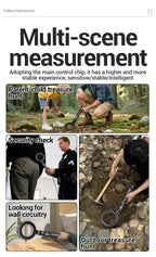 Metal Gold Detector 12cm/4.72in Depth Treasure Hunting