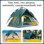 Tent Ultralight Waterproof Automatic Tent 3-4 Person Portable