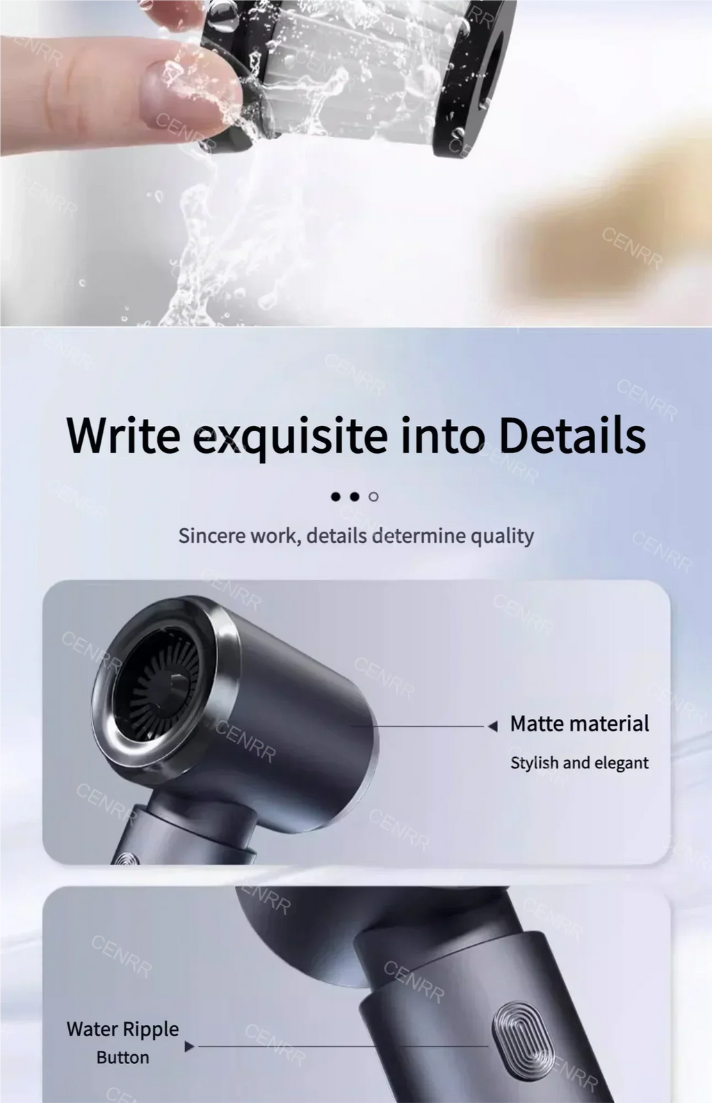 CENRR 210000PA Mini Car Vacuum Cleaner