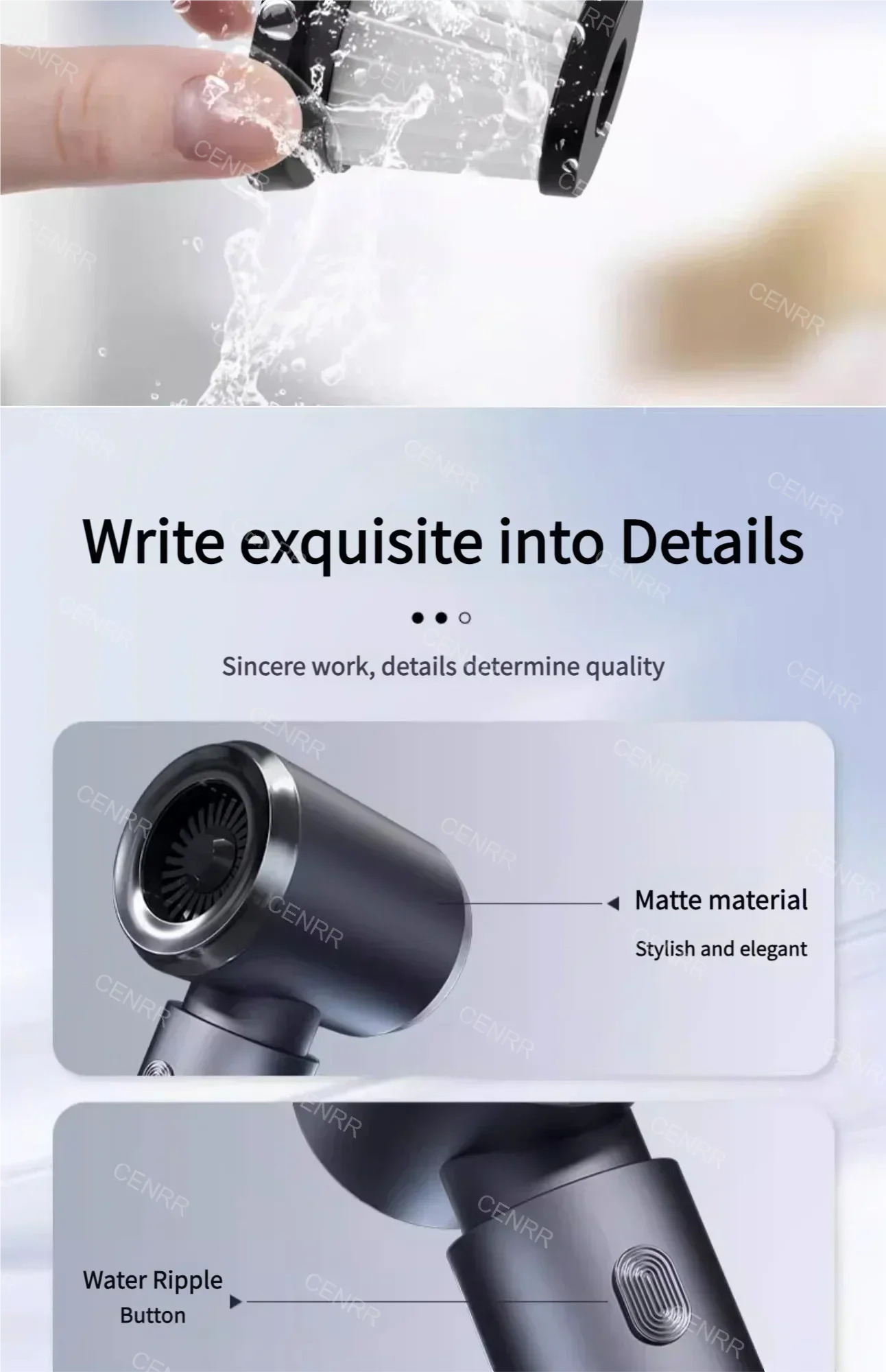 CENRR 210000PA Mini Car Vacuum Cleaner