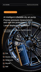 Car Air Pump Wired/Wireless Protable Car Air Compressor 150PSI