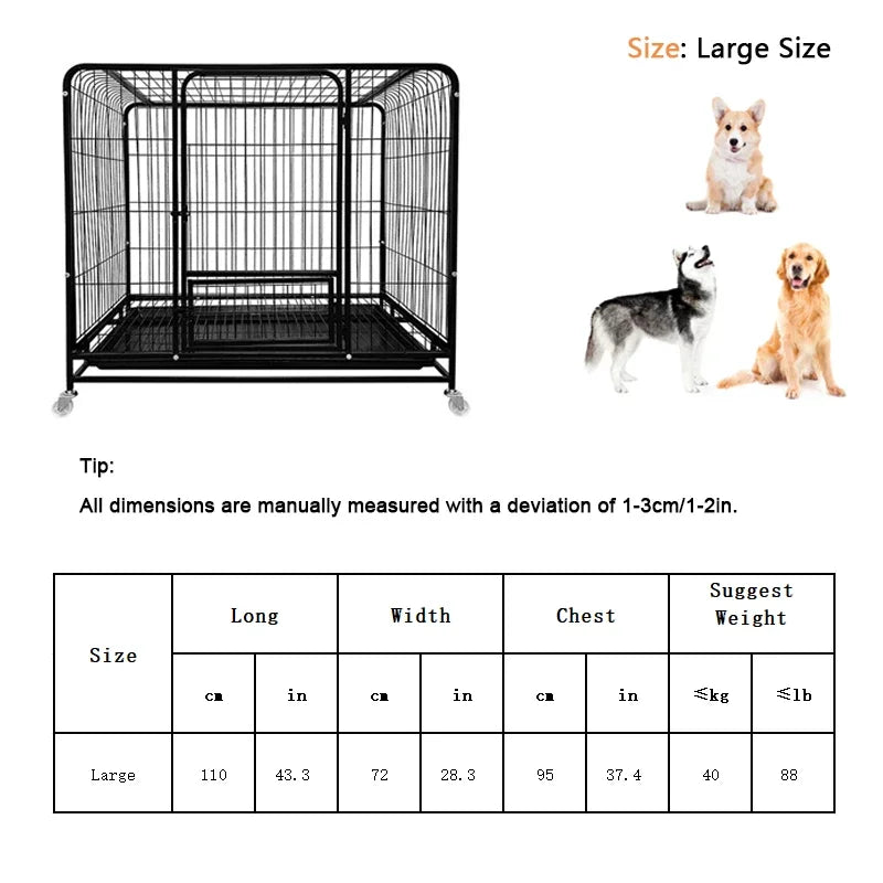BOOTEELY Heavy Duty Dog Kennel