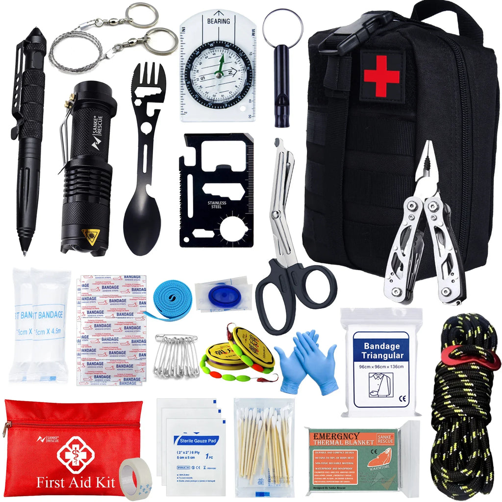 First Aid Kit in The Car Acessories Survival Kits