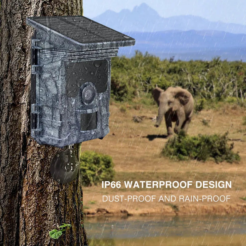 Hunting Camera  4K  WiFi Solar Panel
