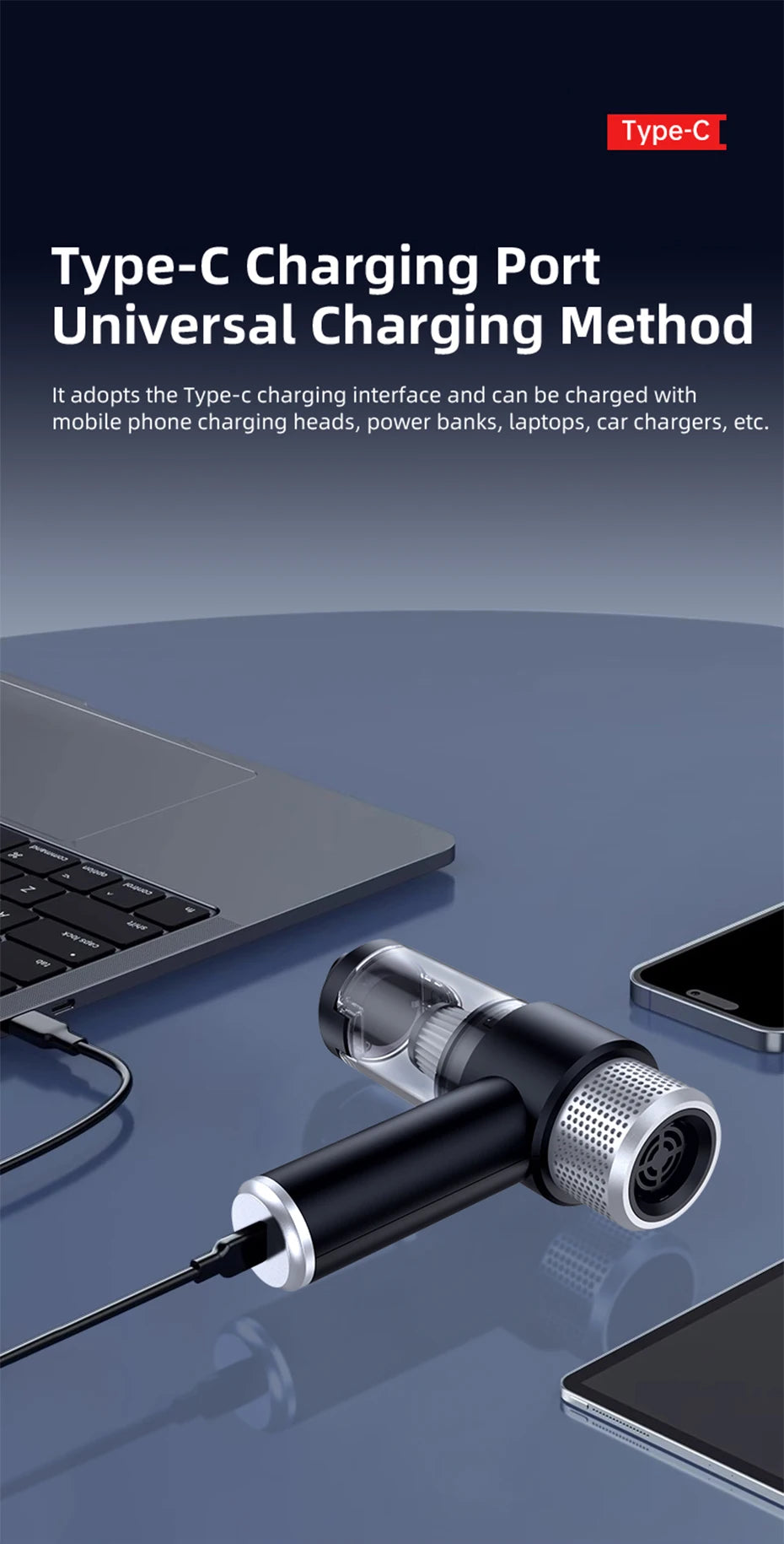 LABS 15000Pa Car Vacuum