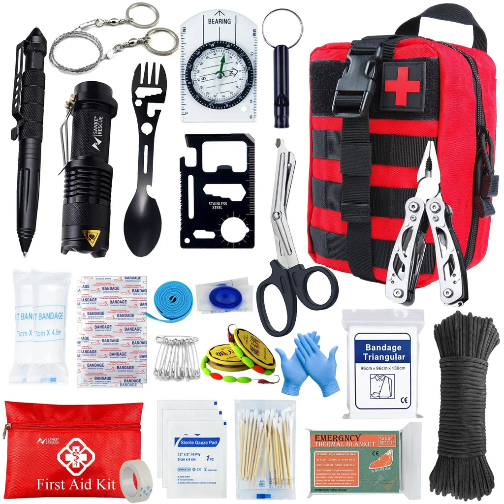 First Aid Kit in The Car Acessories Survival Kits