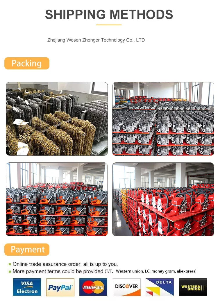 Professional Manufacture 5800 Gasoline Chainsaw 2 Stroke