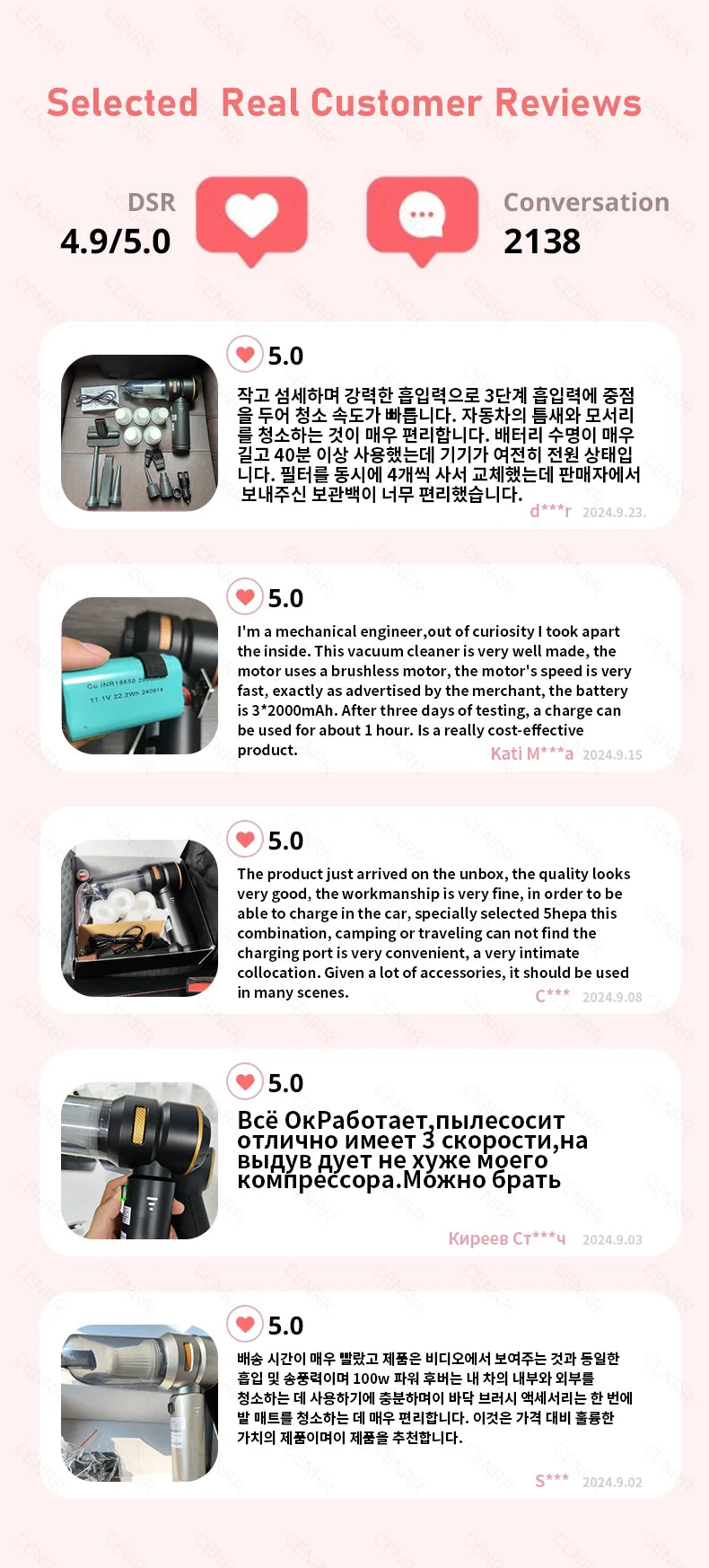 Car Vacuum Cleaner Portable