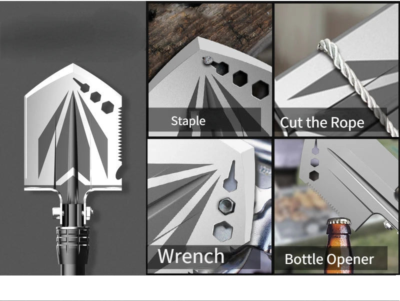 Garden Tools Multitool Portable Folding Shovel  Camping