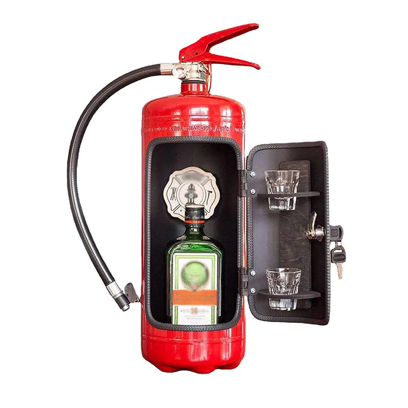 Fire Extinguisher Shape Wine Box Ornaments Mini Bar