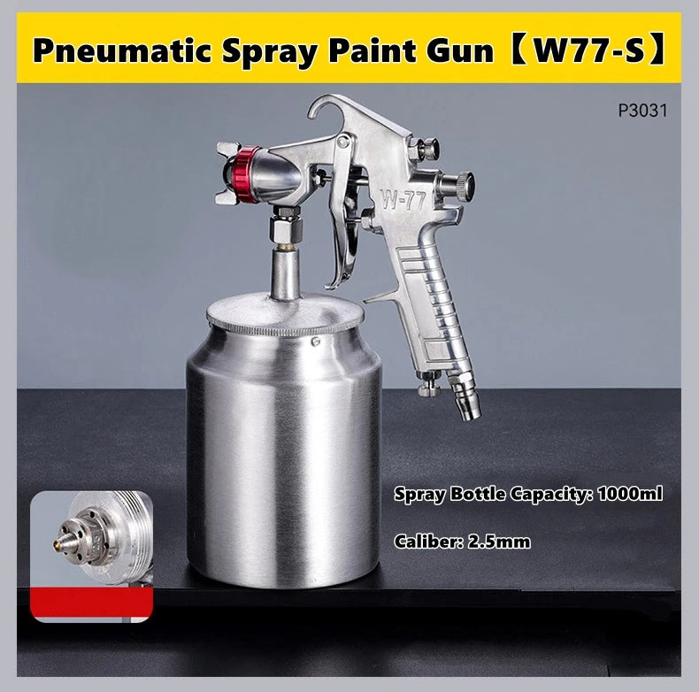 Siphon/Gravity Pneumatic Spray Paint Gun