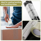 20/100M Transparent Grid Fiber Tape Strong Single