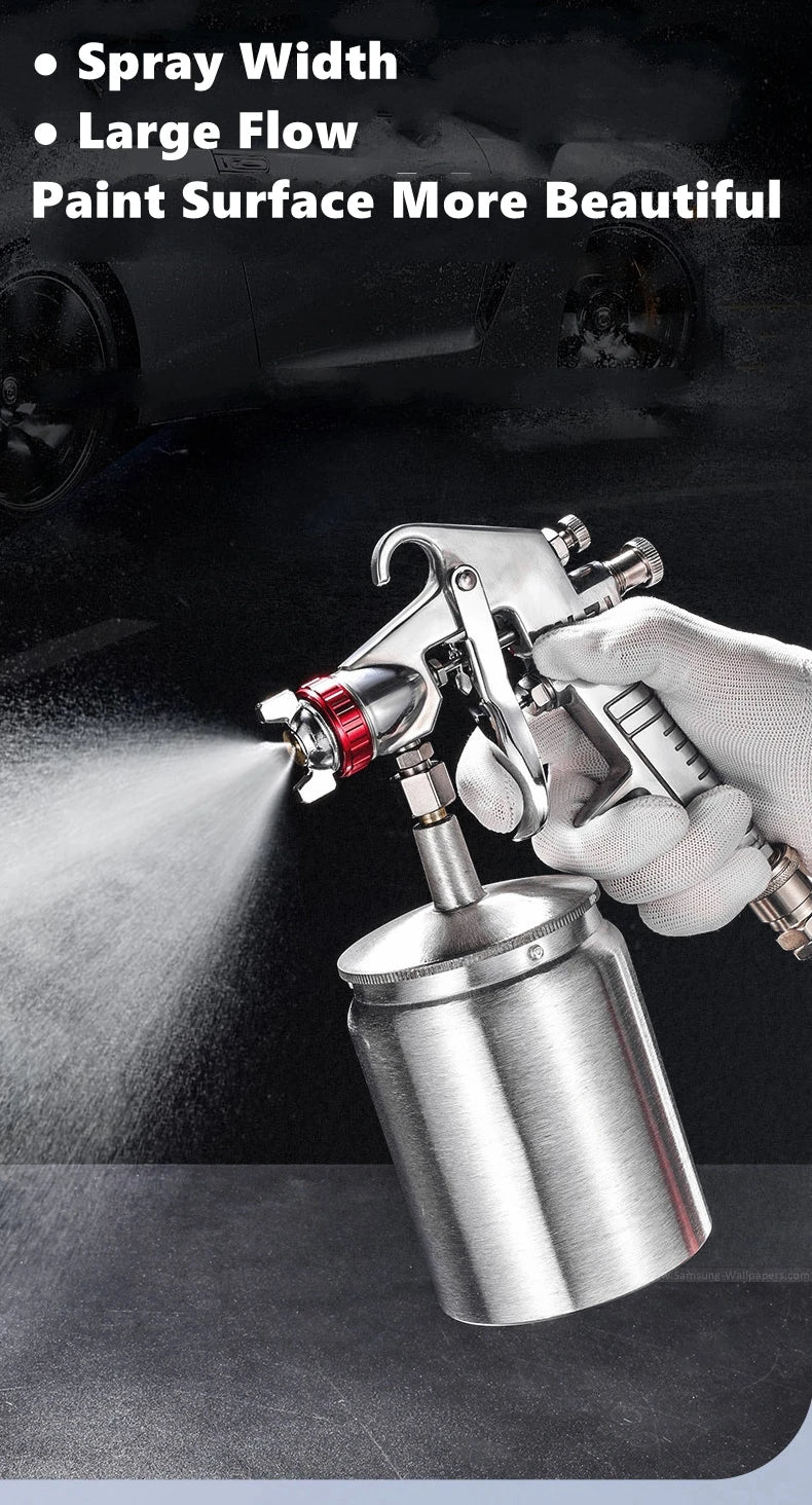 Siphon/Gravity Pneumatic Spray Paint Gun