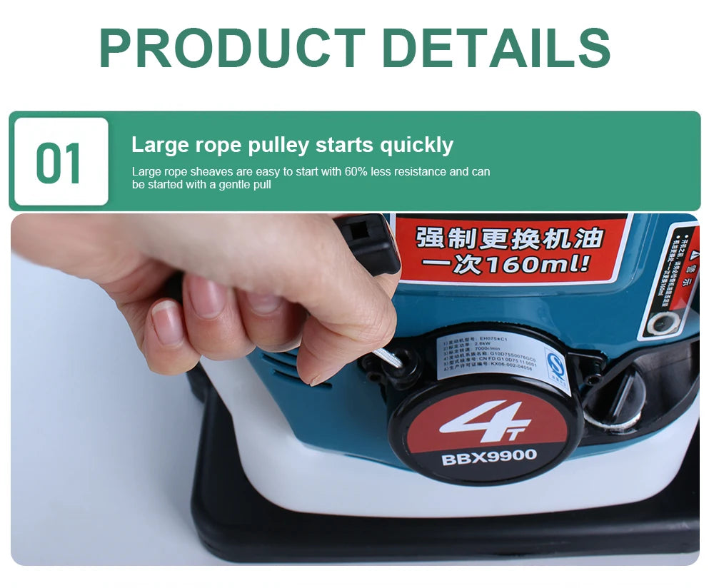 4-stroke Backpack BBX9900 Petrol Blower Leaf Blower