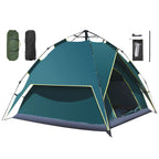 Tent Ultralight Waterproof Automatic Tent 3-4 Person Portable