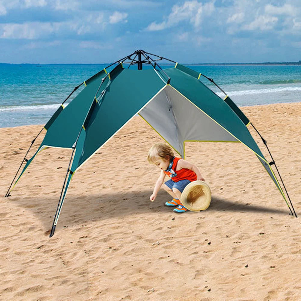 Tent Ultralight Waterproof Automatic Tent 3-4 Person Portable