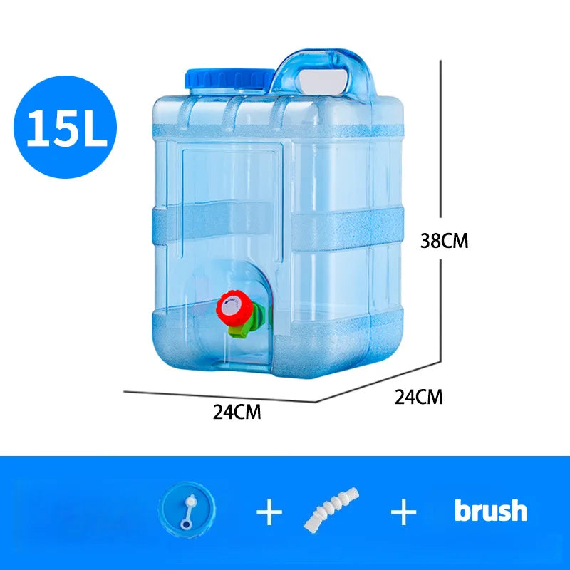 10L 15L Portable Water Container with Faucet Leakproof