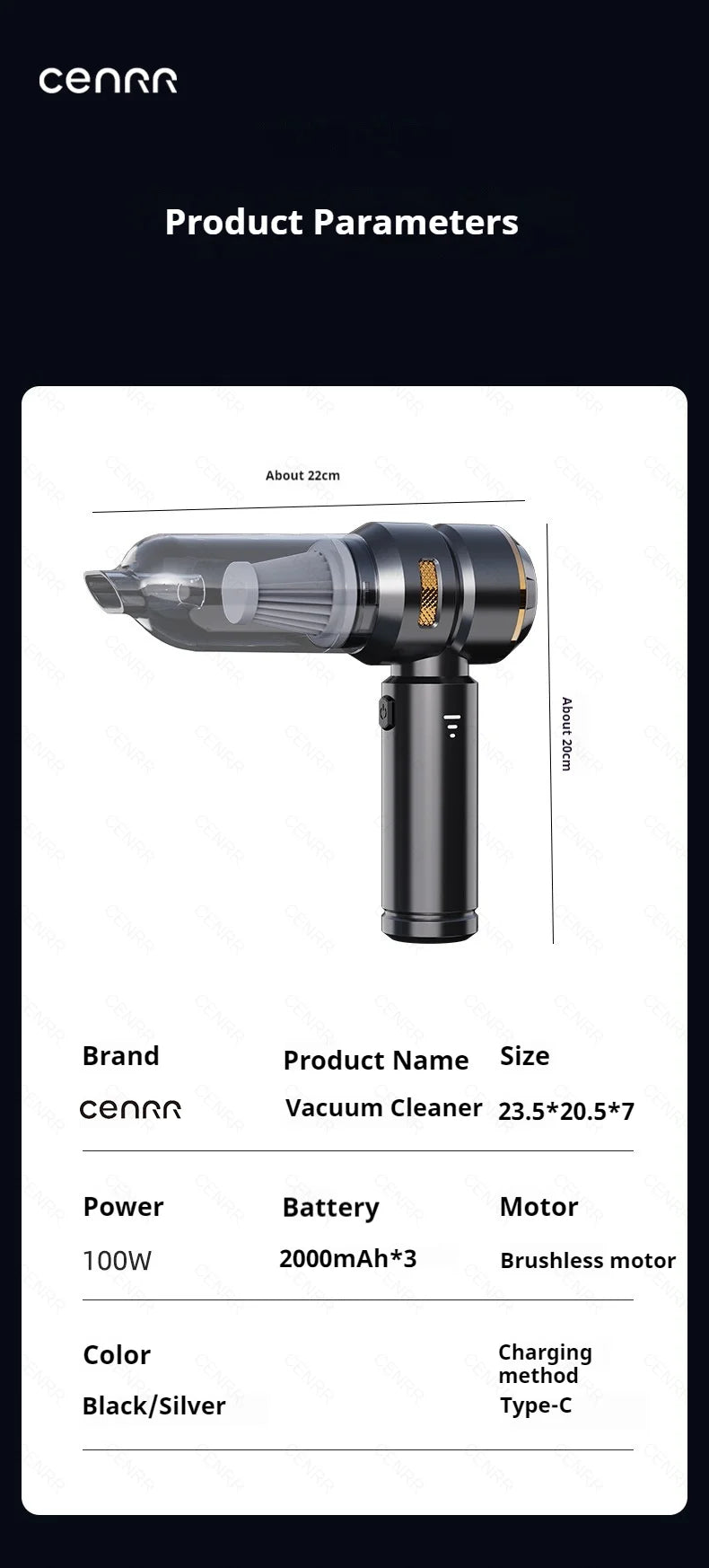 Car Vacuum Cleaner Portable