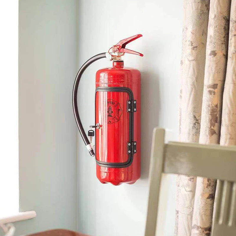 Fire Extinguisher Shape Wine Box Ornaments Mini Bar