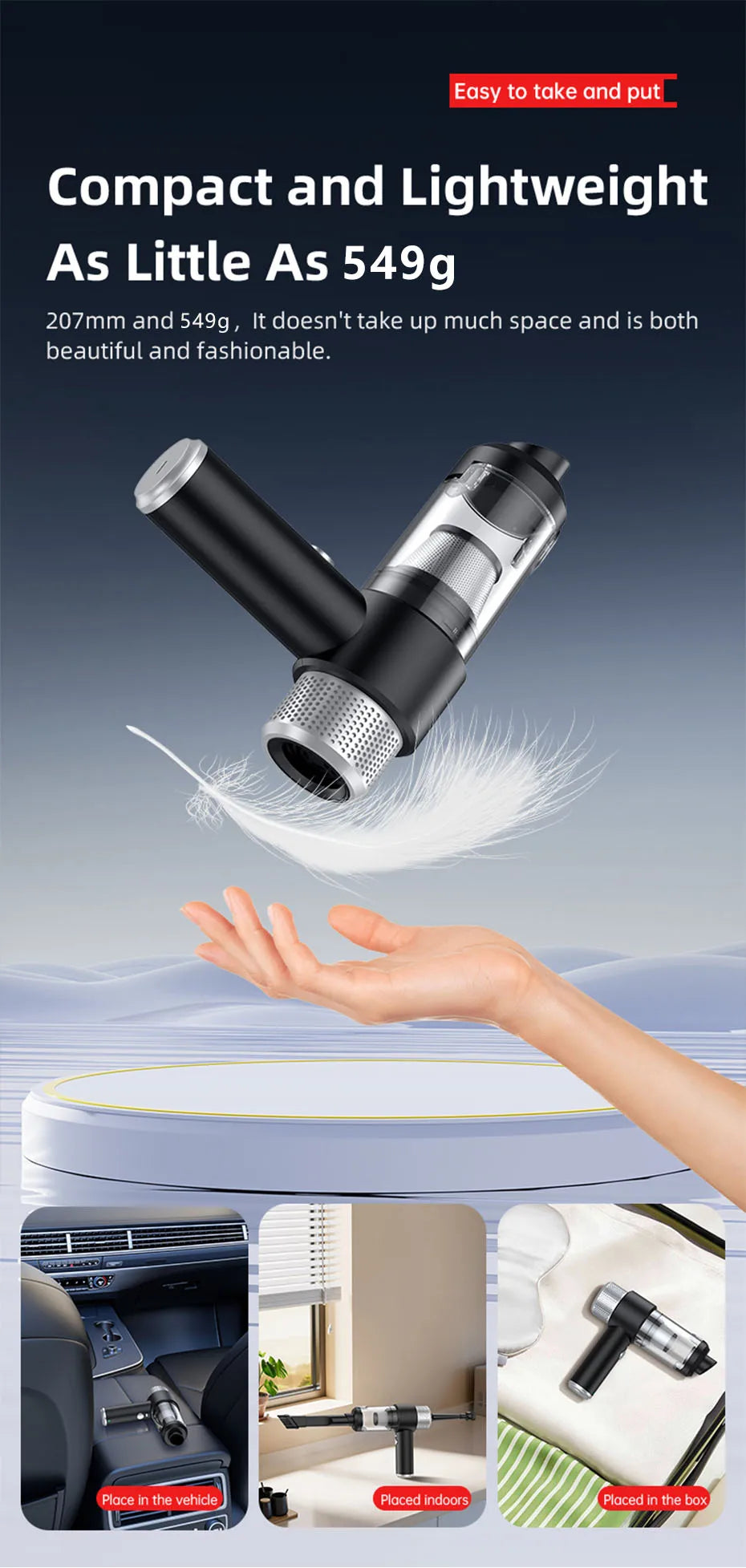 LABS 15000Pa Car Vacuum