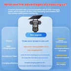 Solar Camera 4G Sim Outdoor 3 Lens